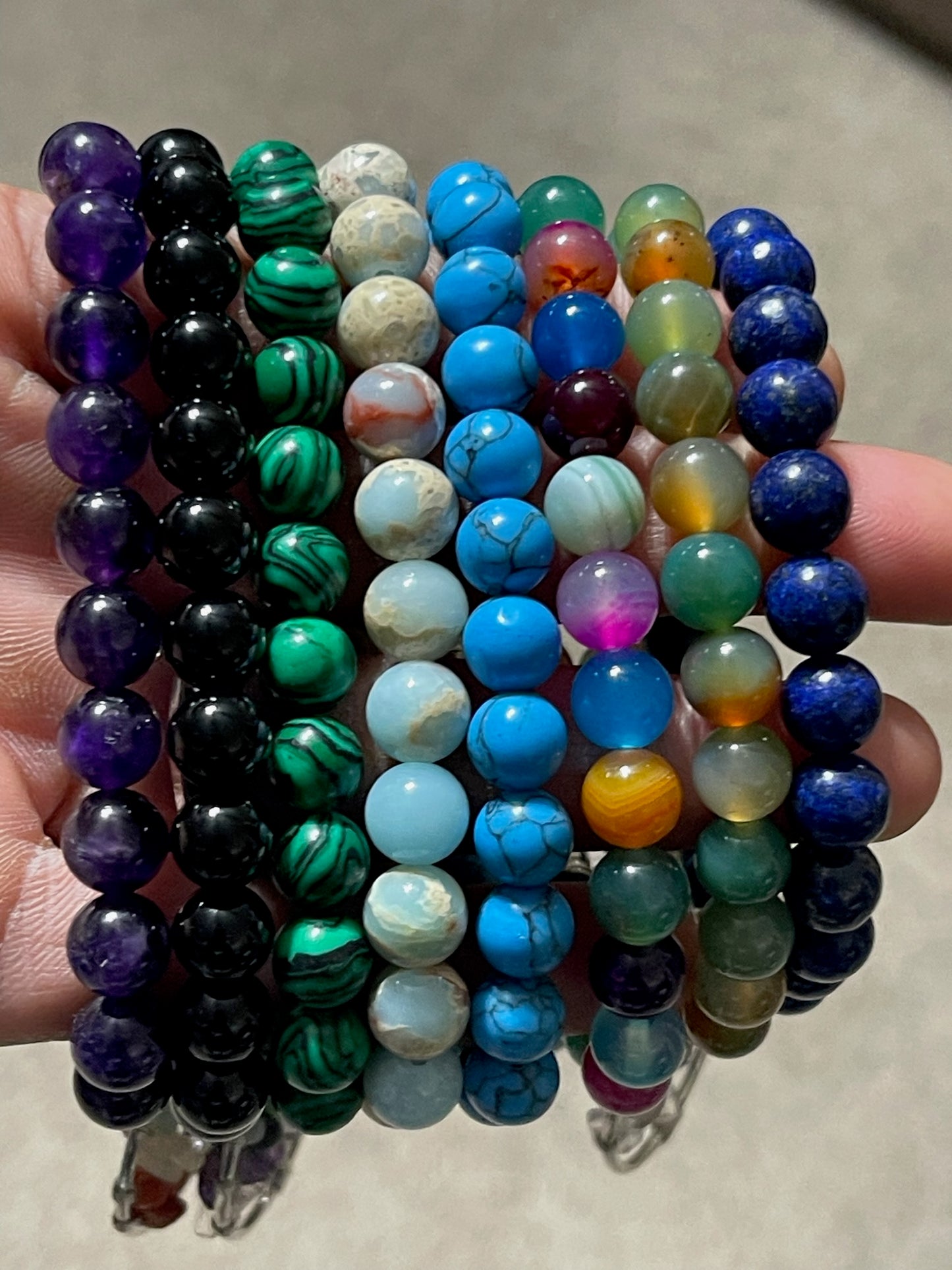 Chakra Tree of Life Stone Bracelet