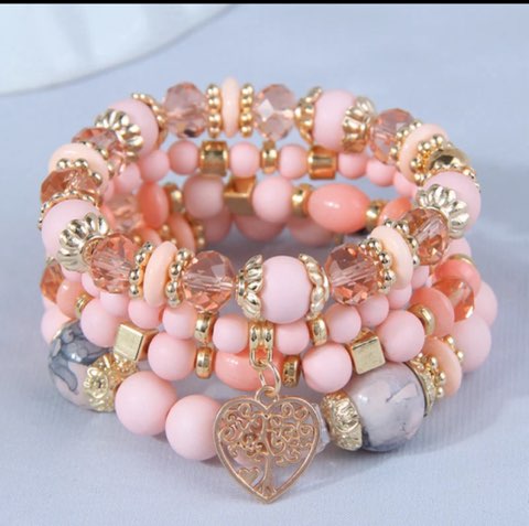 Tree of Life Wooden Beaded Bracelet