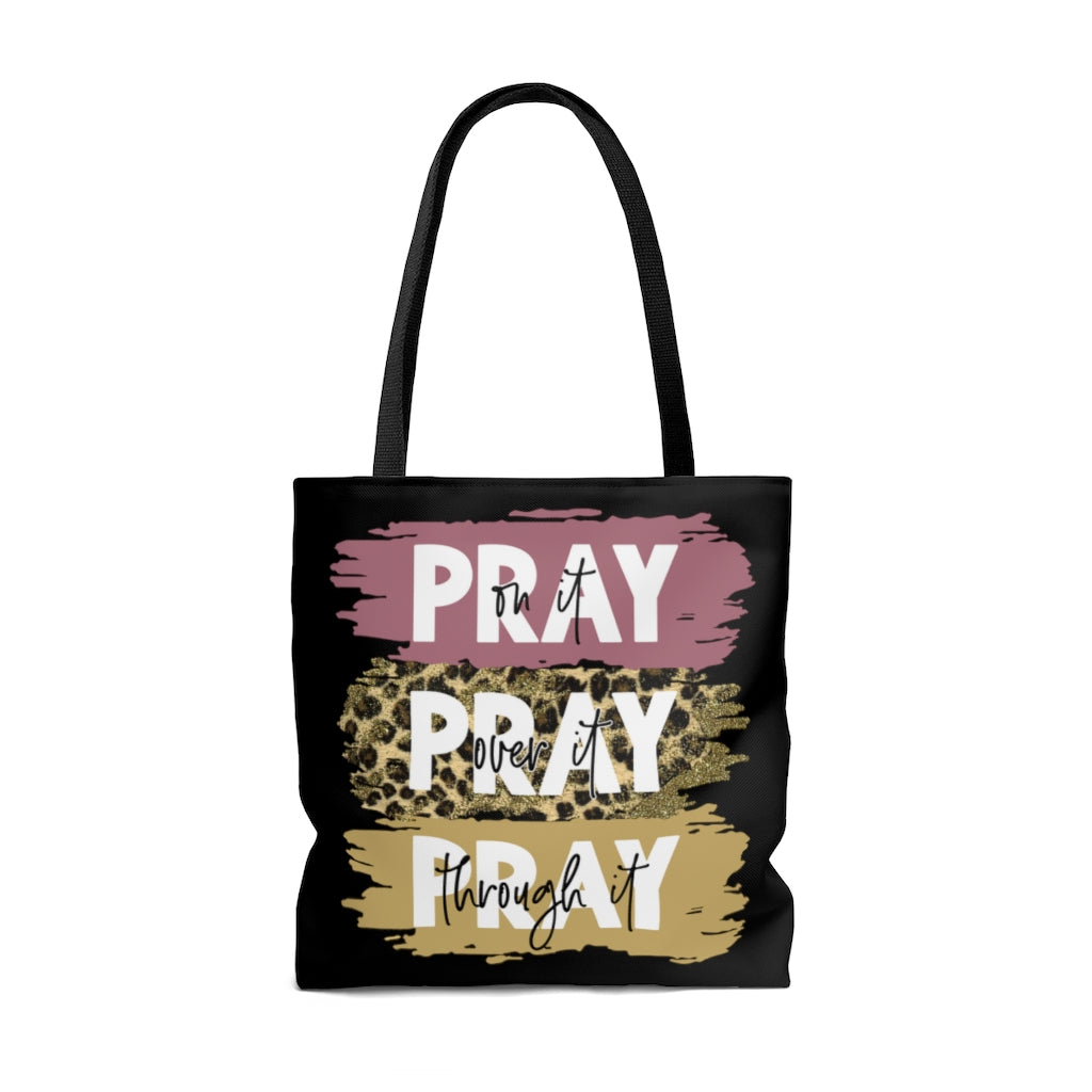 Always Pray Large Tote Bag