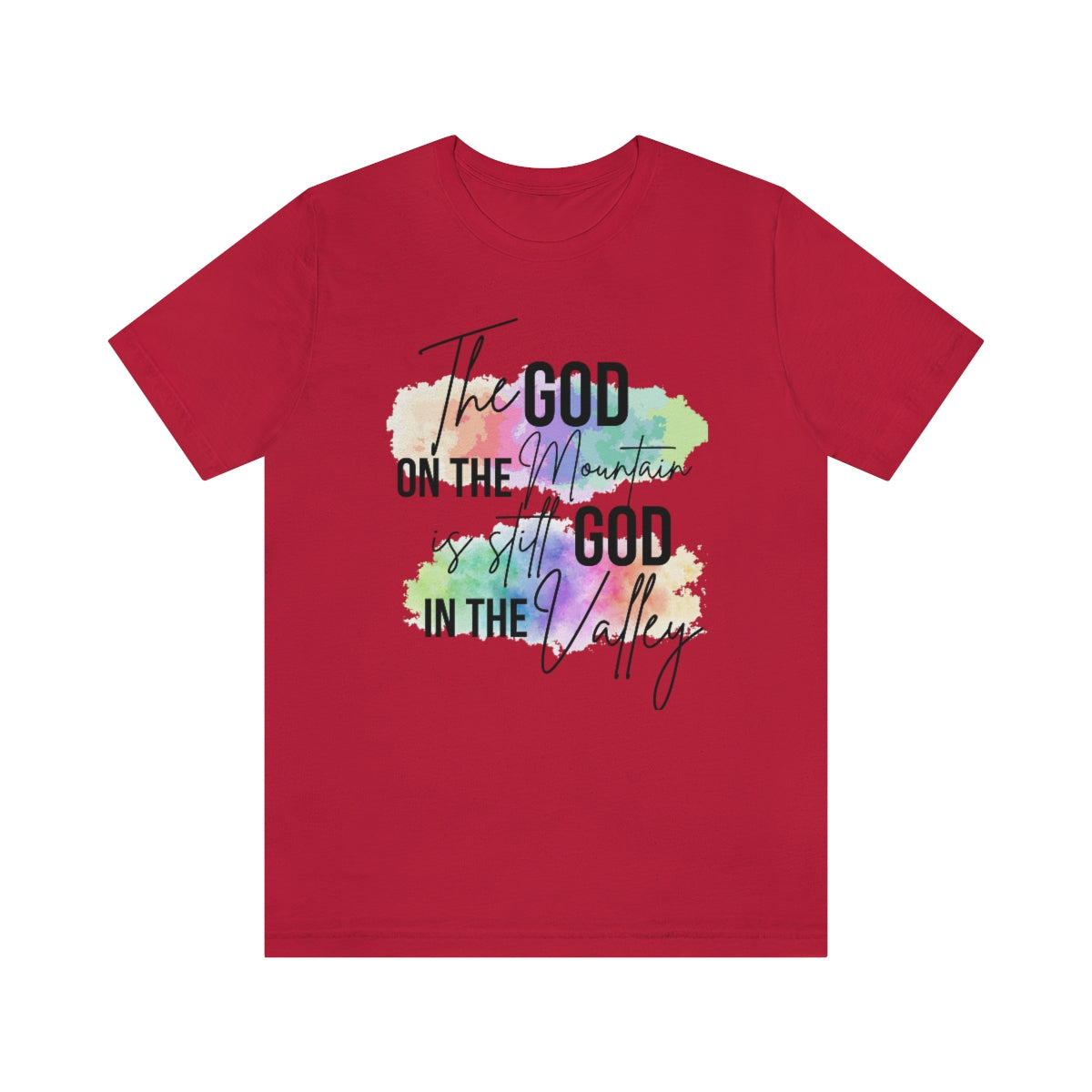 GOD & The Mountain Unisex Jersey Short Sleeve Tee