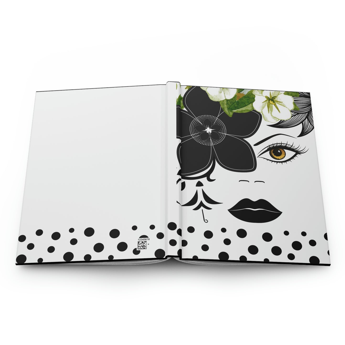Queen Black & White Hardcover Journal Matte
