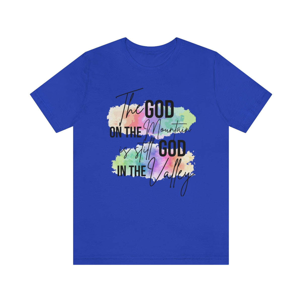 GOD & The Mountain Unisex Jersey Short Sleeve Tee