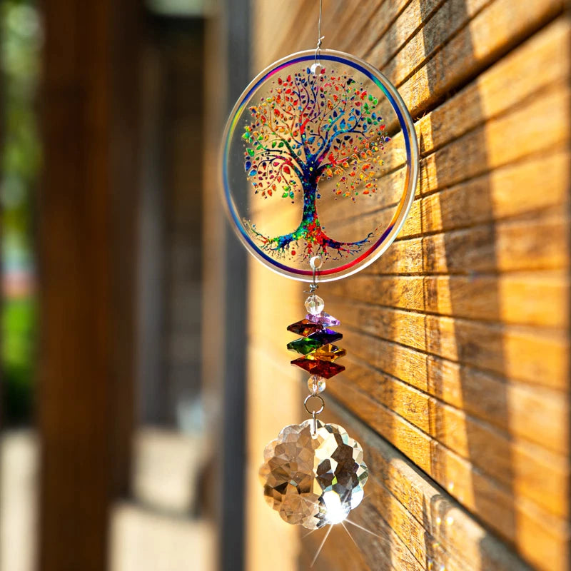 Chakra Tree of Life Suncatcher