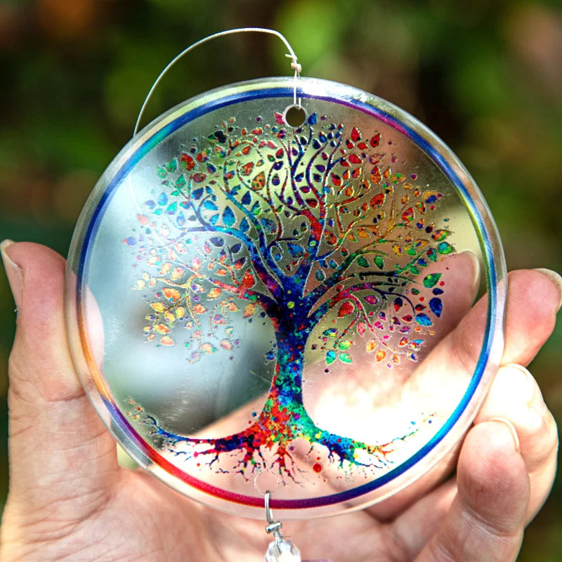 Chakra Tree of Life Suncatcher