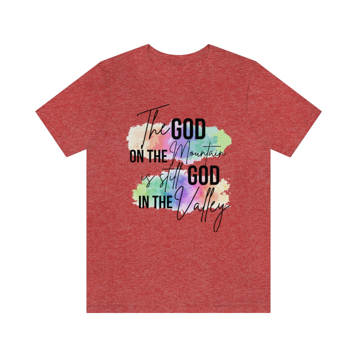 GOD & The Mountain Unisex Jersey Short Sleeve Tee