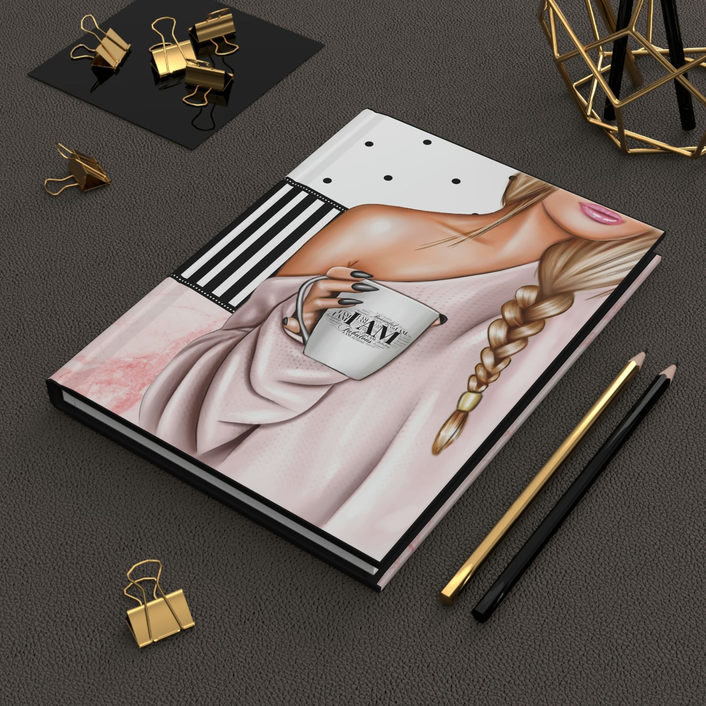 I AM (Blonde) Hardcover Journal Matte