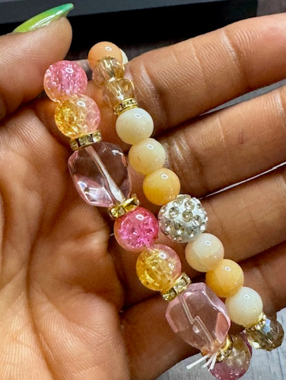 Luxe Crystal Bracelet Stack