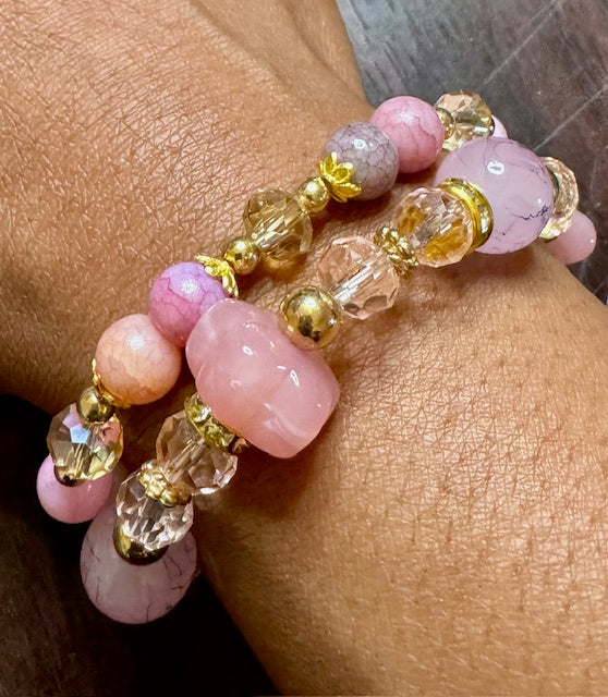 Luxe Crystal Bracelet Stack
