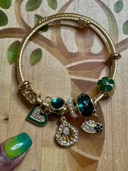 Luxe Charm Cable Charm Bracelet