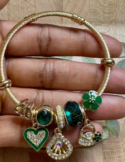 Luxe Charm Cable Charm Bracelet