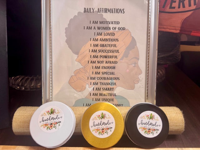 Affirmation Body Butter Trio Collection..........“More Than Moisture—It’s a Mindset.”