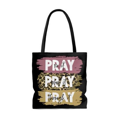 Always Pray Large Tote Bag