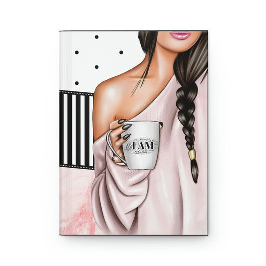 I AM (Brunette) Hardcover Journal Matte