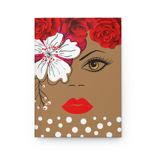 Queen Red & Brown Hardcover Journal Matte